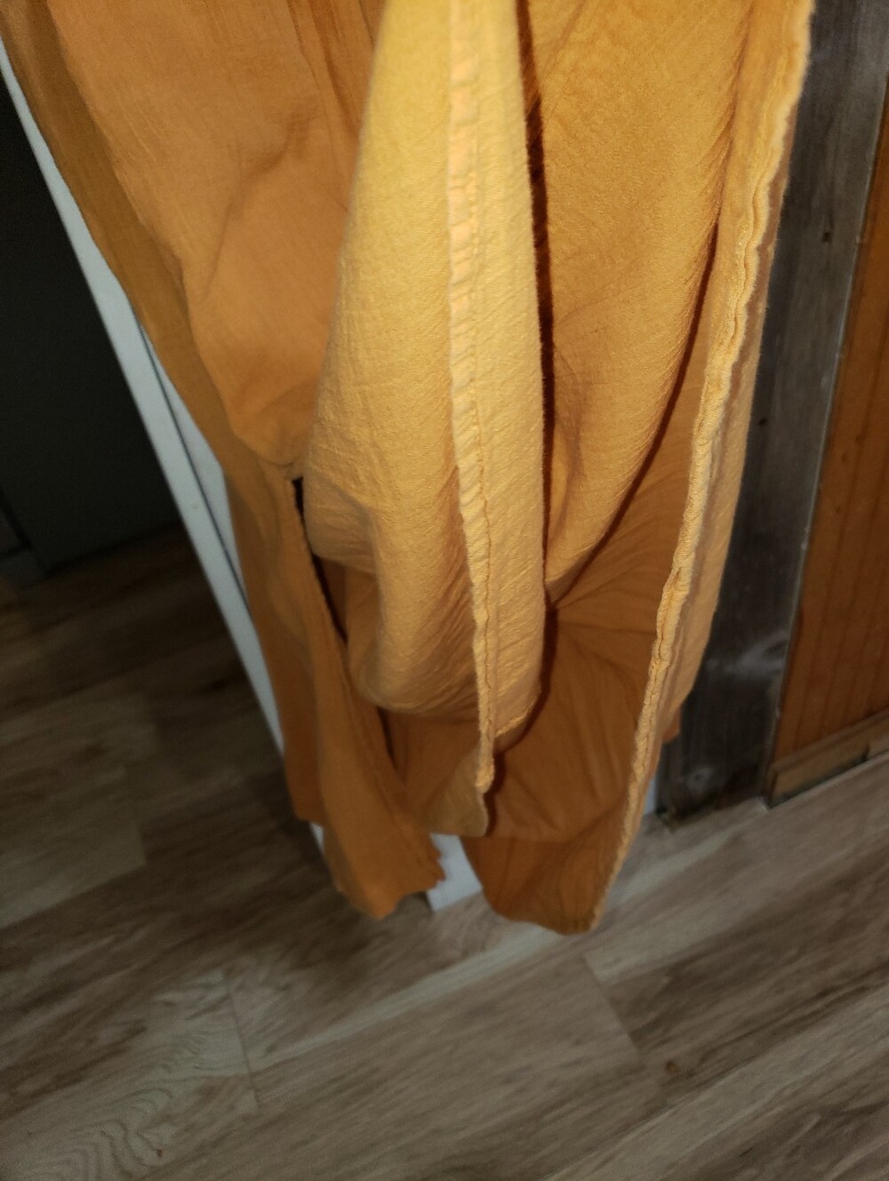 Free People Oasis Long Boho Honey Topaz Large Dress Milkmaid/cottagecore - Picture 5 of 6